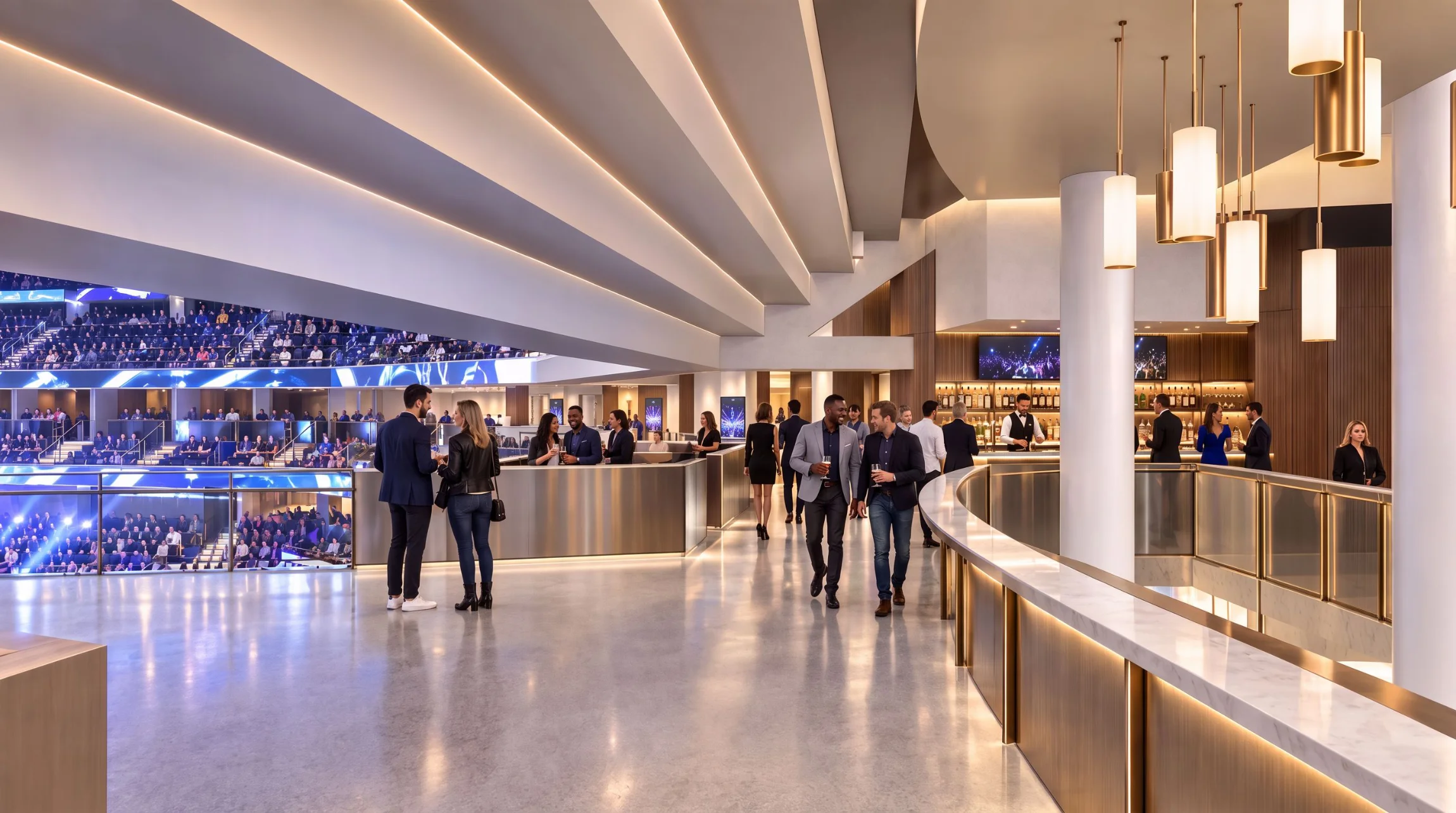 Dova Arena Interior Rendering
