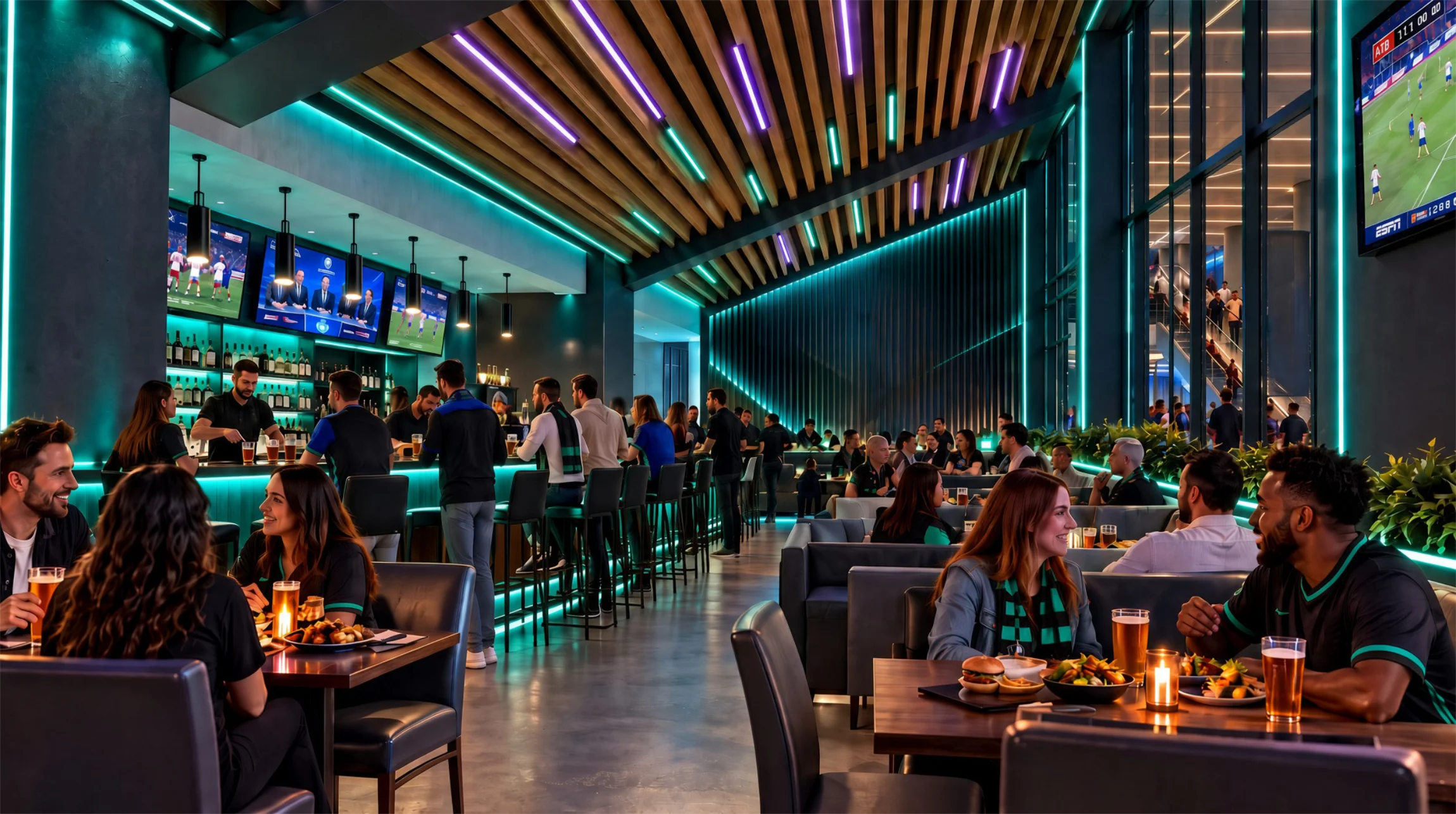 Dova Arena Interior Rendering